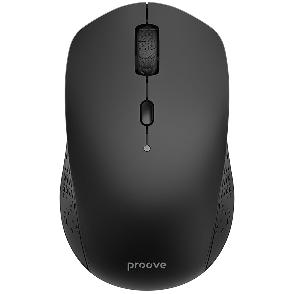 Proove Sweeper Wireless Mouse, 800DPI - 1600DPI, BT / Wi-Fi, Black WMSW00011001