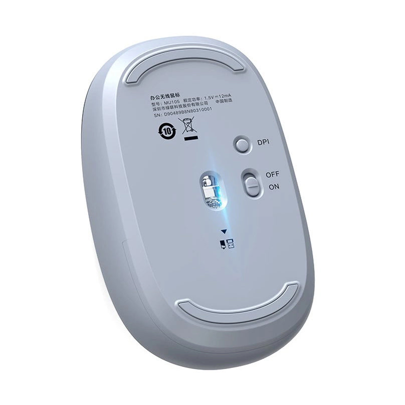 Wireless Mouse UGREEN MU105, 2400DPI, Blue 