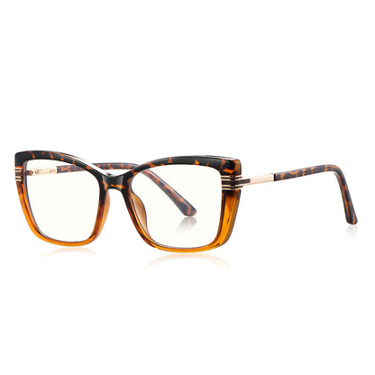 Techsuit 2273 Women's Computer Glasses, Anti-Blue Light, Brown