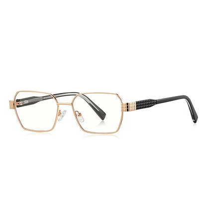 Techsuit 3161 Women's Computer Glasses, Anti-Blue Light, Black Gold