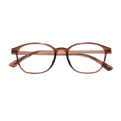 Unisex Techsuit 6635 Computer Glasses, Anti-Blue Light, Brown Purple