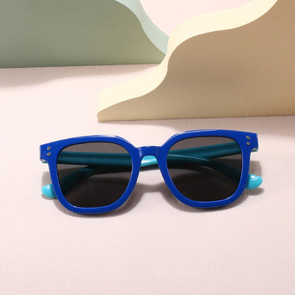 Techsuit Kids Sunglasses 8351-C27, Polarized, Blue Pink