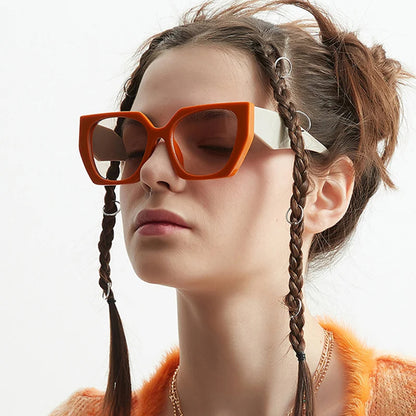 Women's Techsuit 3967 Sunglasses, Orange Beige