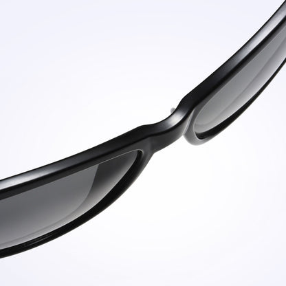 Techsuit A572 Women's Sunglasses, Polarized, UV Protection, Black Gray Gradient