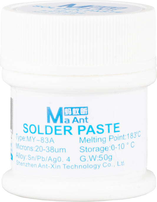 MaAnt MY-83A Solder Paste, 50g, Melting Point 183 Degrees