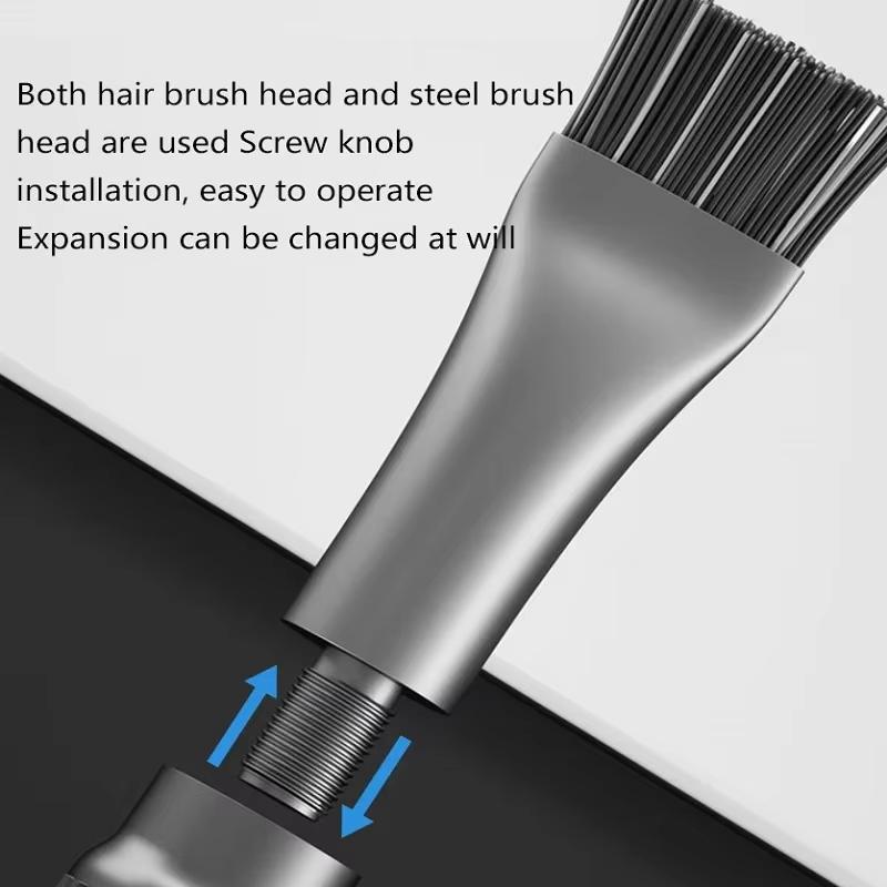 MaAnt 2in1 Antistatic Brush, Gray