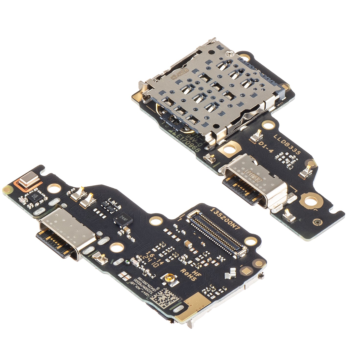 Xiaomi Redmi Note 13 4G, Service Pack 56000500N700 - SIM Reader Module - Microphone - Charging Connector Board with SIM Reader Module - Xiaomi Redmi Note 13 4G, Service Pack 56000500N700 
