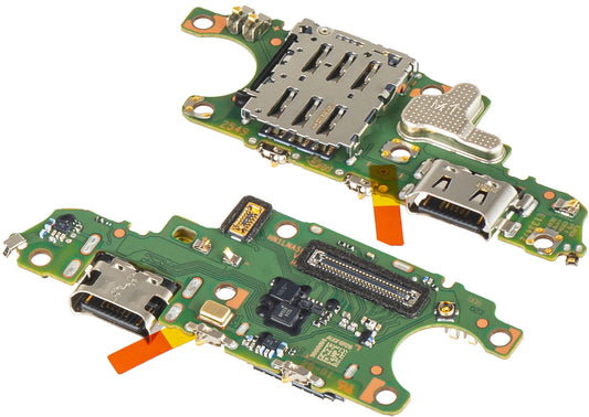 Charging Connector Board - Microphone - SIM Reader Module Honor 600 Lite, Service Pack 0235ASVM