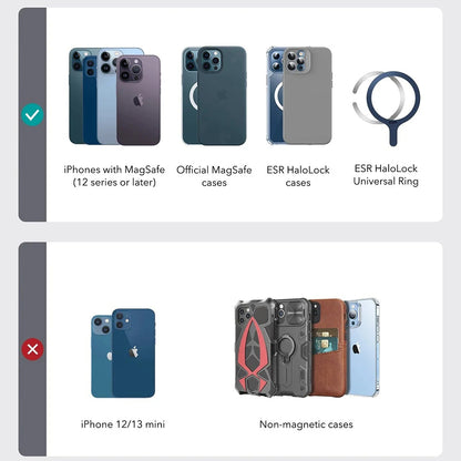 MagSafe Wallet, ESR, Findy my Wallet 3C, Black