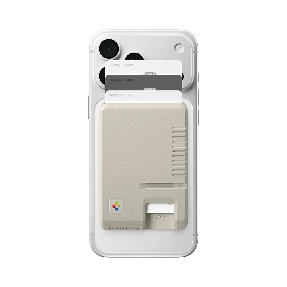 MagSafe Wallet, Spigen, Classic LS, Beige AFA10949