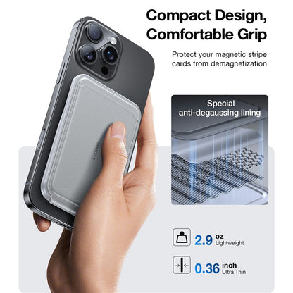 MagSafe Wallet, Torras, Minimalist Slim, Gray