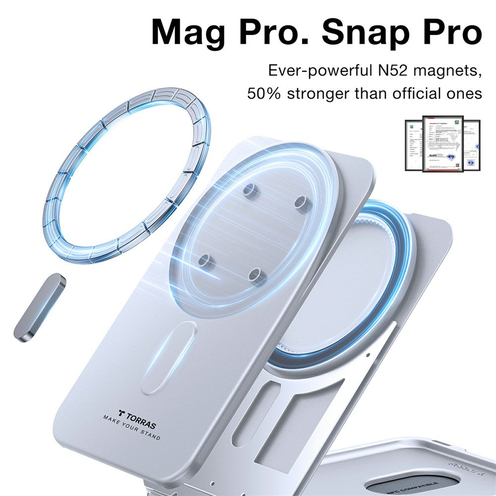 MagSafe Wallet, Torras, Minimalist Slim, Gray