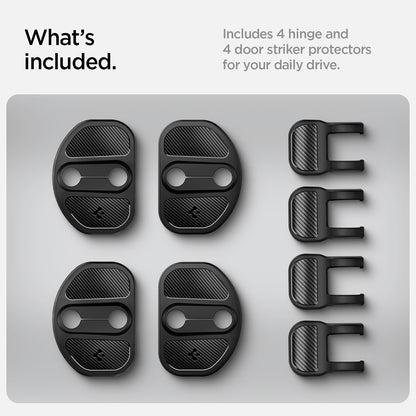 Hinge / Door Lock Protection Spigen for Tesla Y / 3, Set of 4 pieces ACP07123
