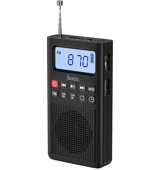 HOCO HI51 Portable Radio, Black