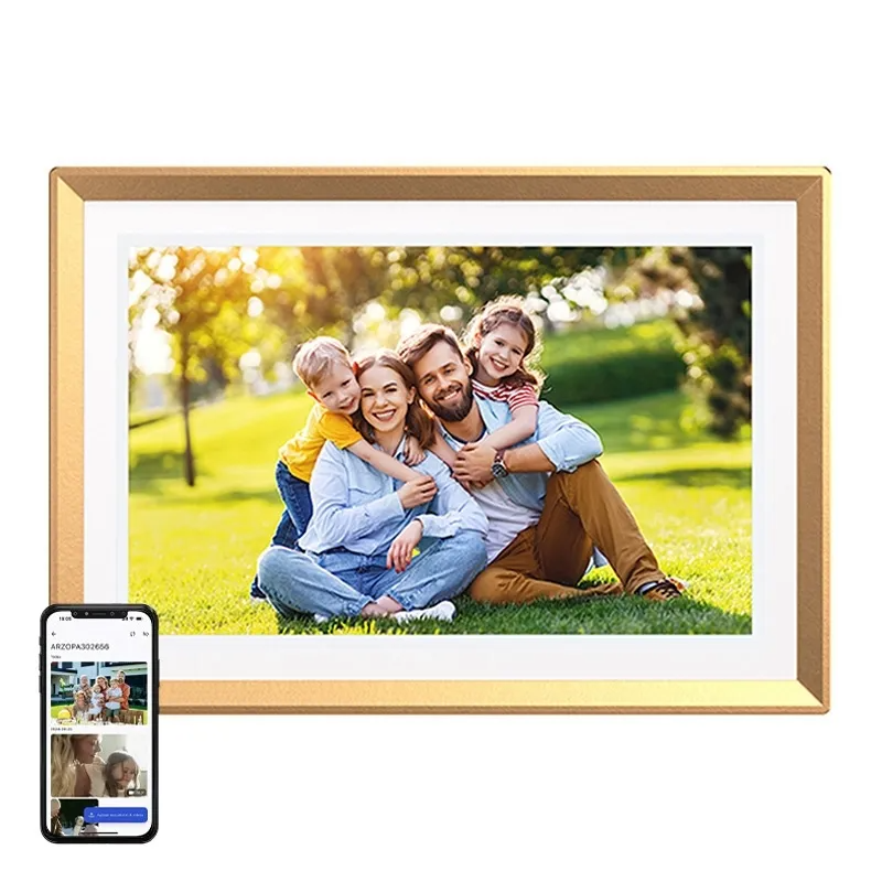 Arzopa D10 Digital Photo Frame, Gold