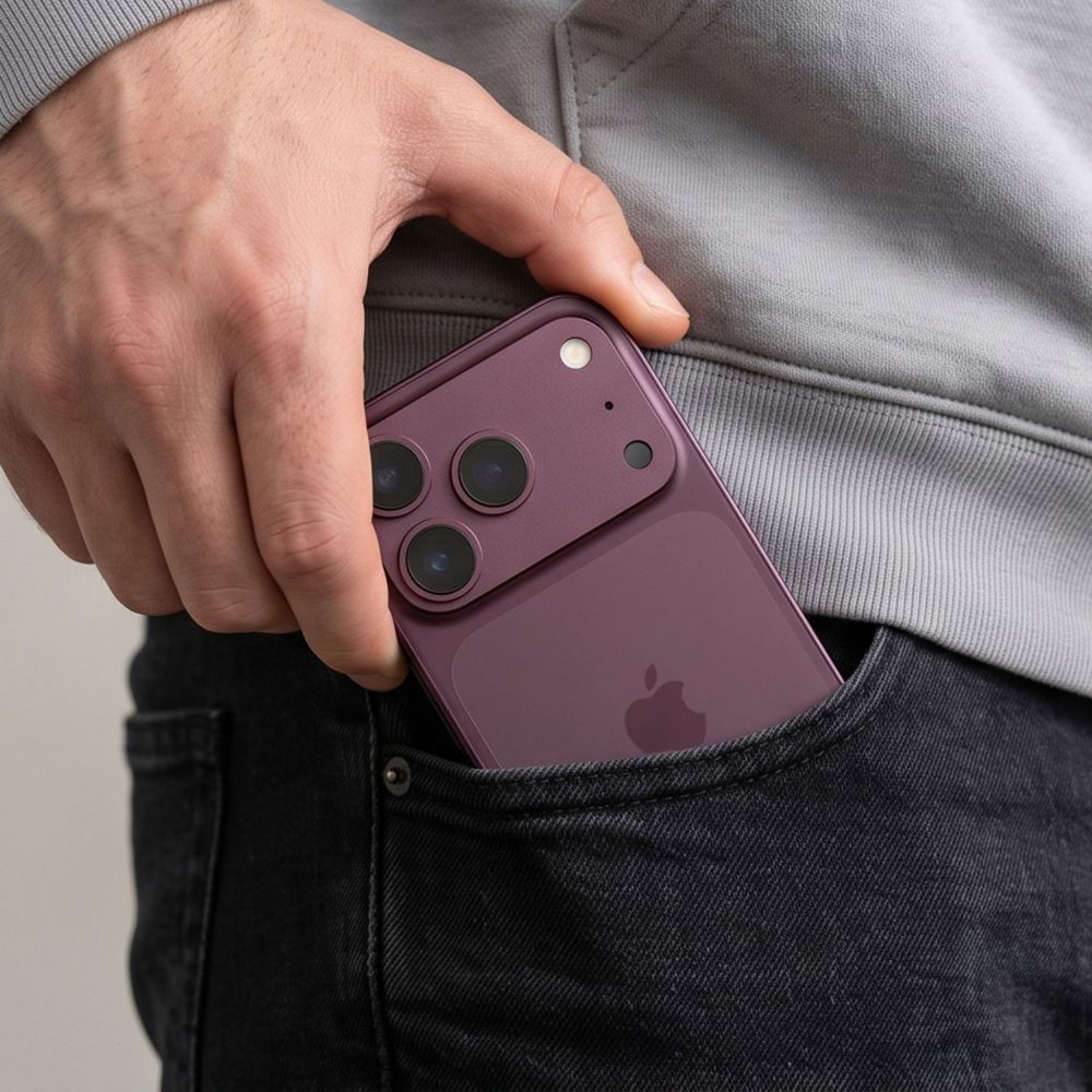Tech-Protect Camalloy Fit+ Rear Camera Protection Frame for Apple iPhone 18 Pro, Aluminum, Burgundy