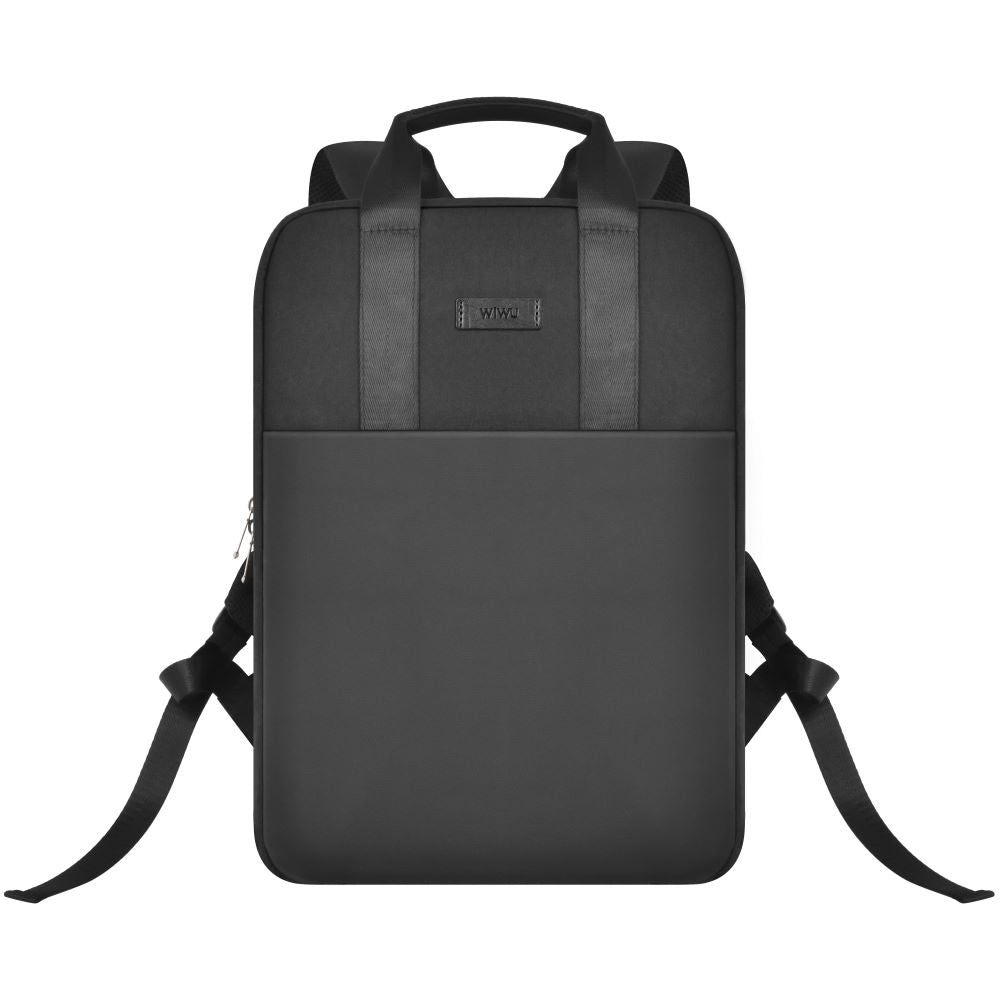 WiWu Minimalist Laptop Backpack 15.6inch, Black 