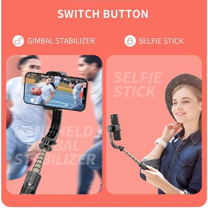 Selfie Stick Bluetooth Techsuit L08Mini, Universal, Black