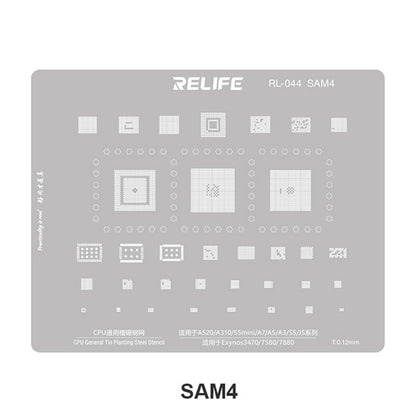 BGA Stencil Relife RL-044 V2.0 for Samsung Series CPU