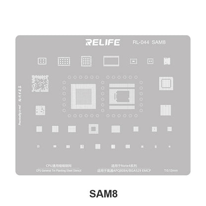 BGA Stencil Relife RL-044 V2.0 for Samsung Series CPU