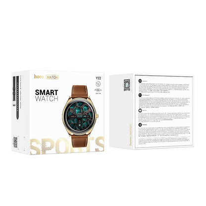 Smartwatch HOCO Y22, Gold 