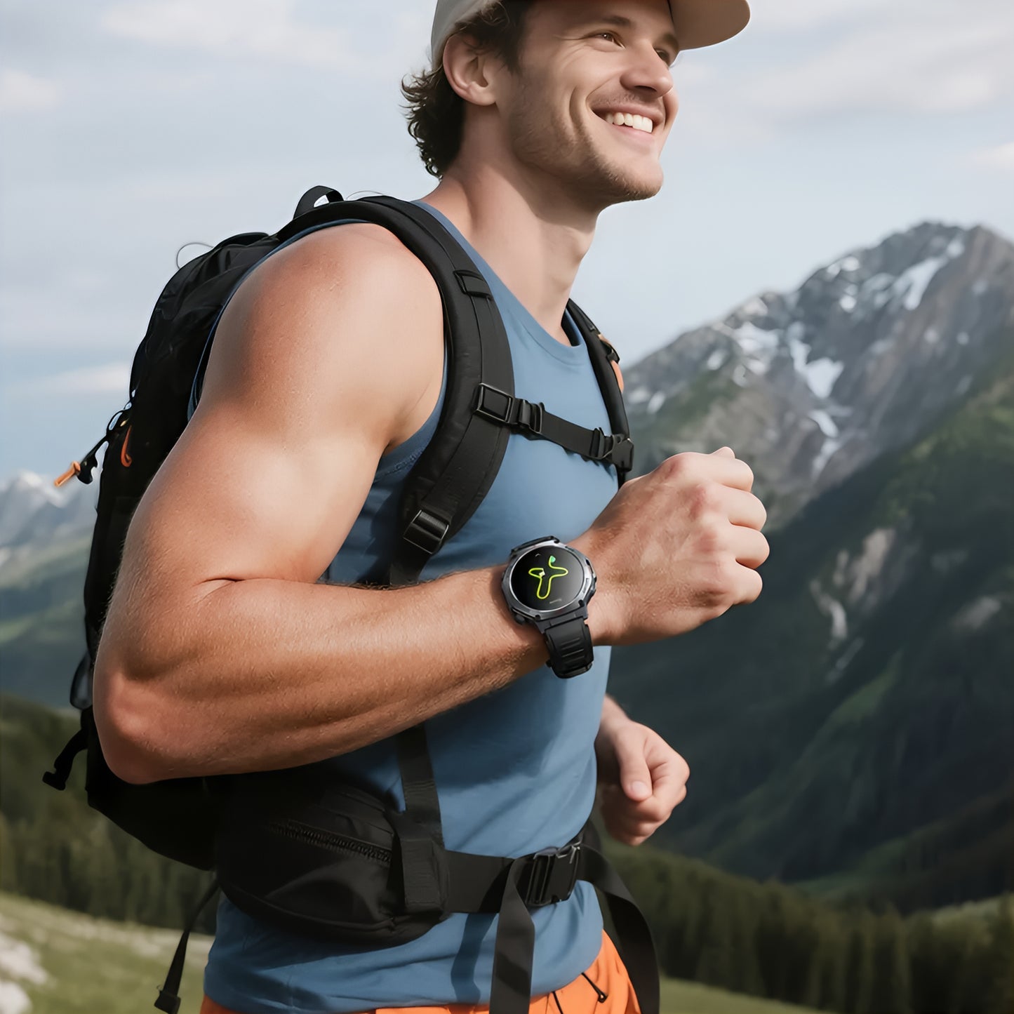 HOCO Y37 Call Smartwatch, Black