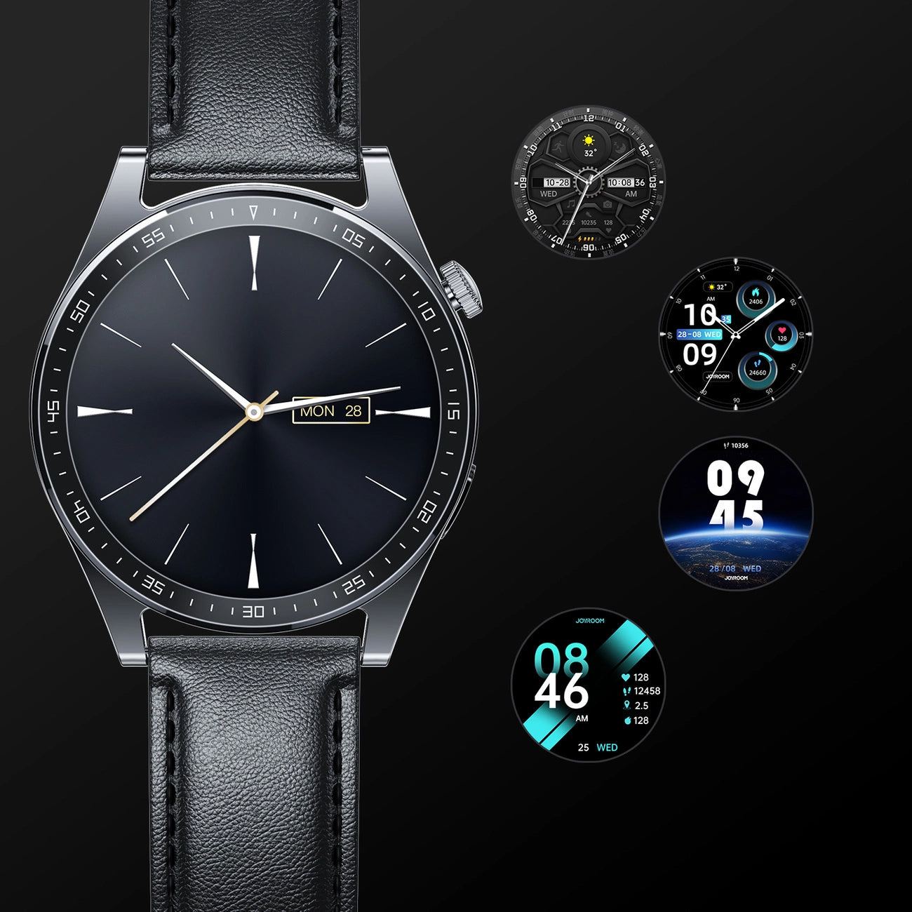 Smartwatch Joyroom JR-FC2, Black 