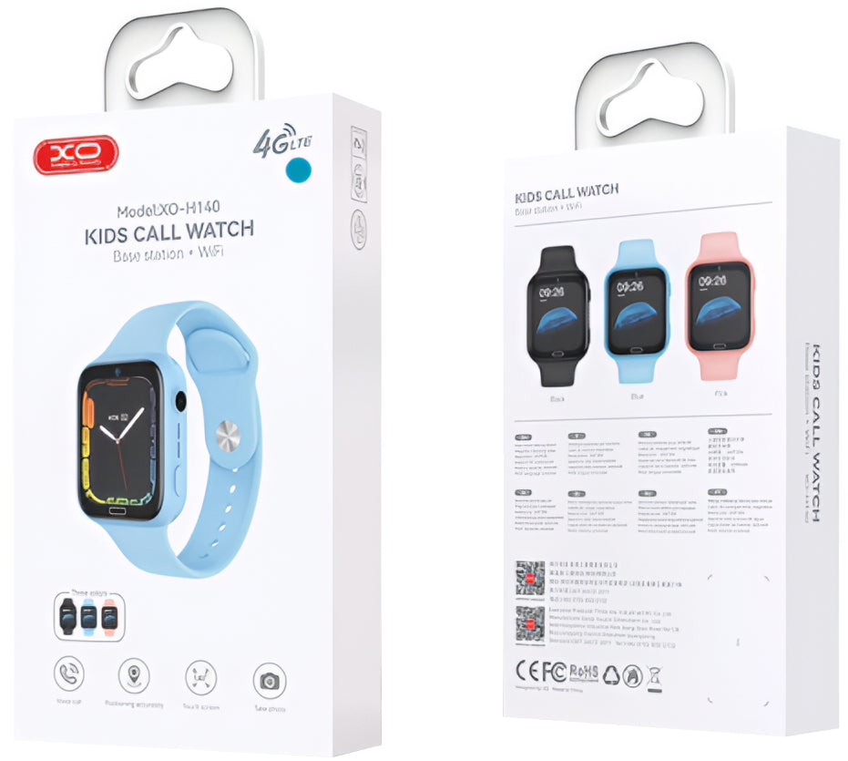 XO Design H140 Kids Call Smartwatch, Blue