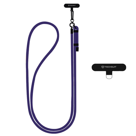 Techsuit Phone Lanyard RCS1-71, Dark Purple