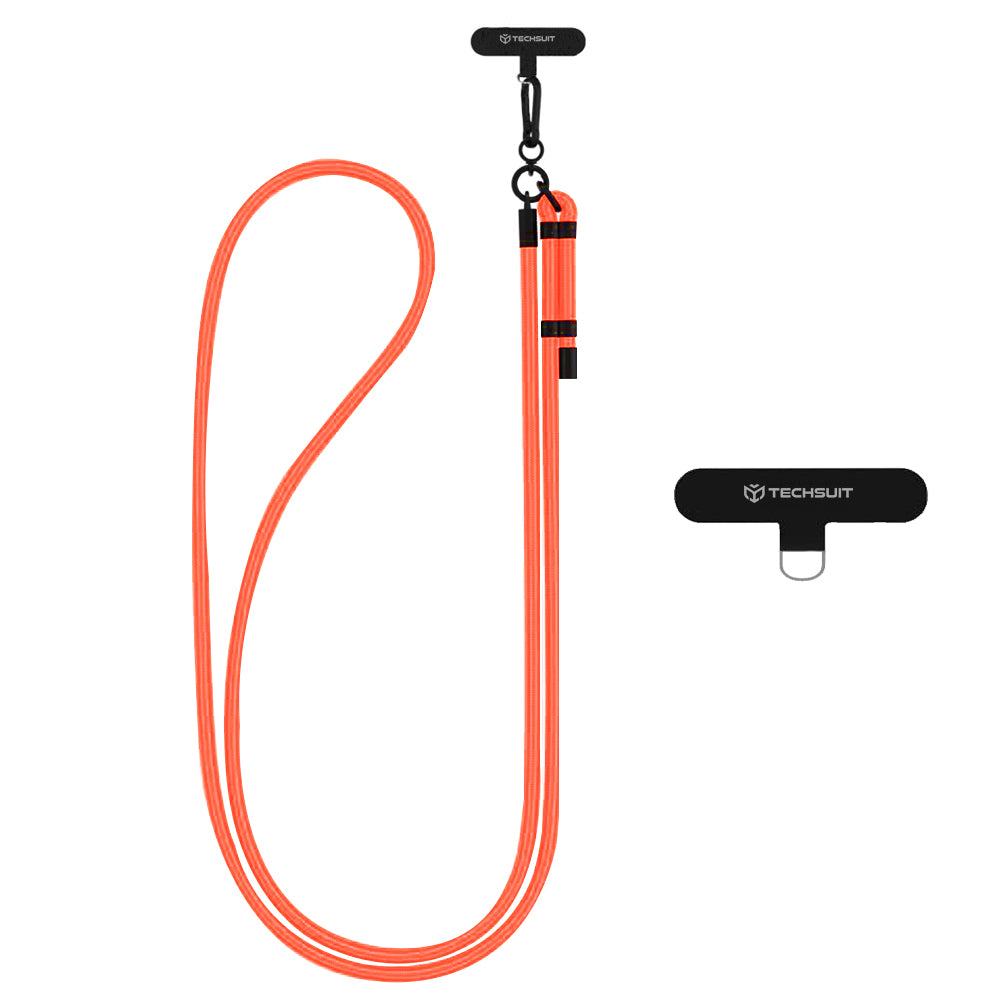 Techsuit Phone Lanyard RCS1-81, Dark Orange