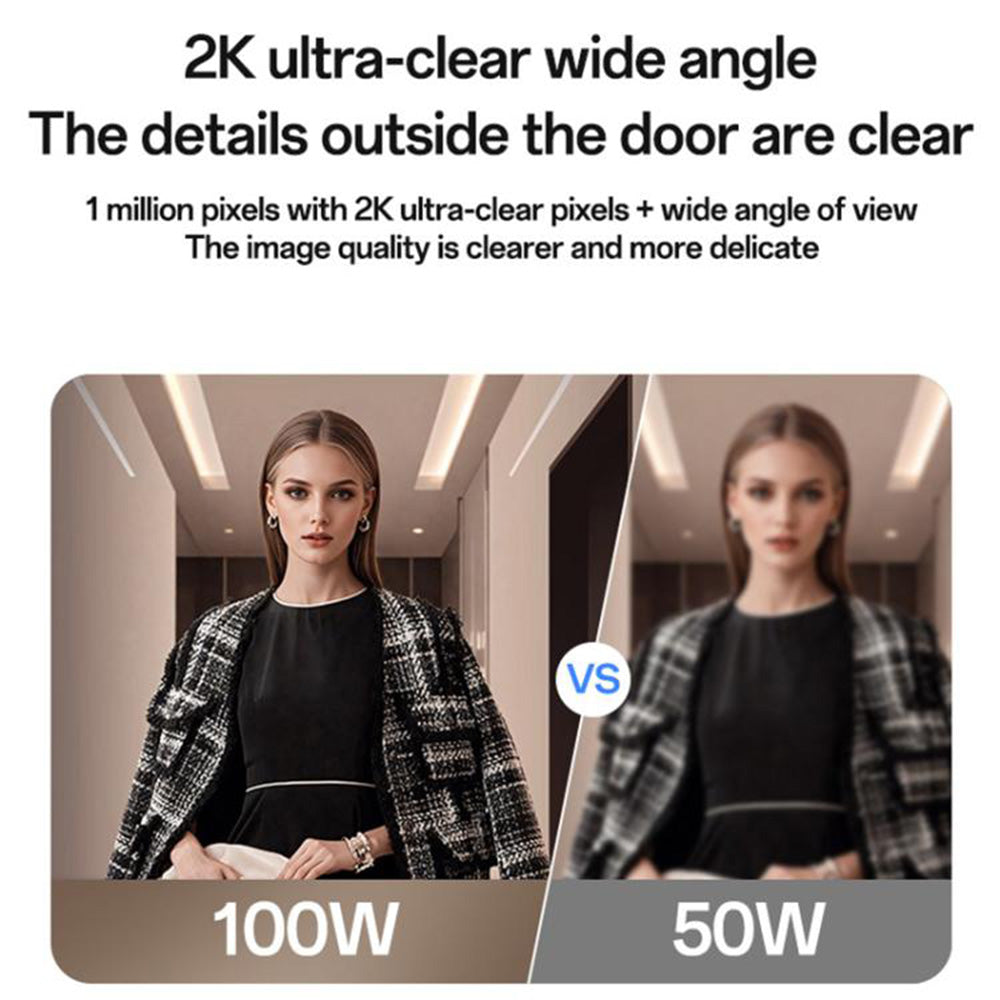 Yesido KM27 Doorbell, Wi-Fi, 2K