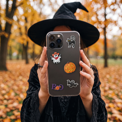 OEM Boo 3D Stickers for Phone / Tablet Case, Set of 5, Multicolor