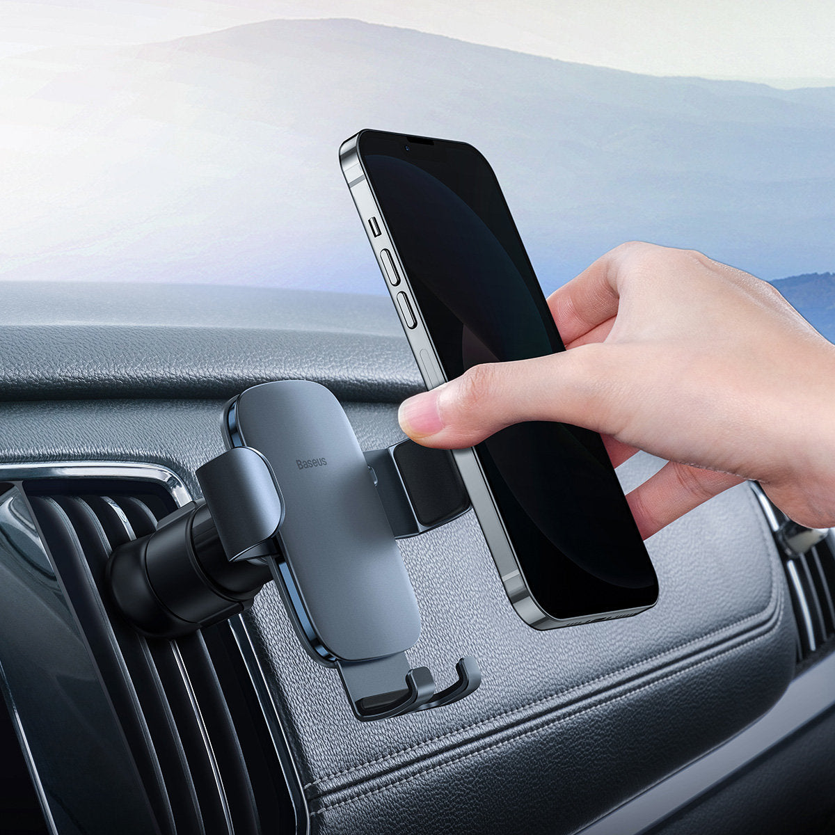 Baseus Metal Age II Car Mount, 4.7inch - 6.7inch, Grey SUJS000013 