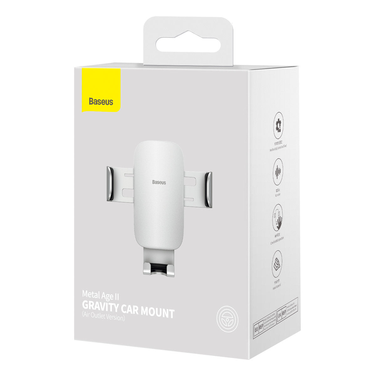 Baseus Metal Age II Car Mount, 4.7inch - 6.7inch, Silver SUJS000012 
