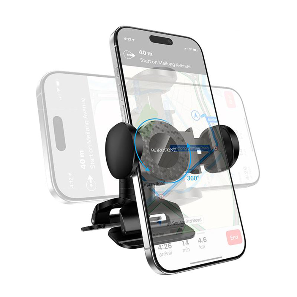 Borofone BH142 Car Mount, 4.5inch - 7inch, Black