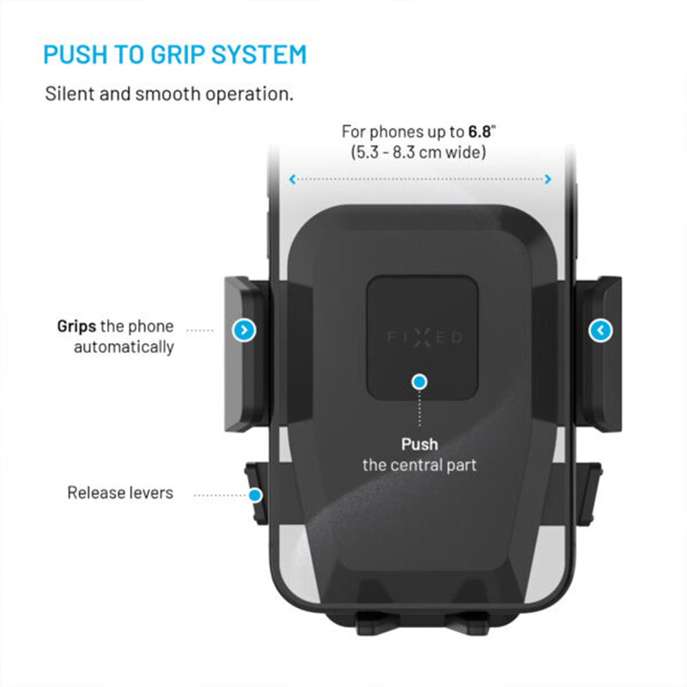 Fixed Iconiq Vent Car Holder, Universal, Black