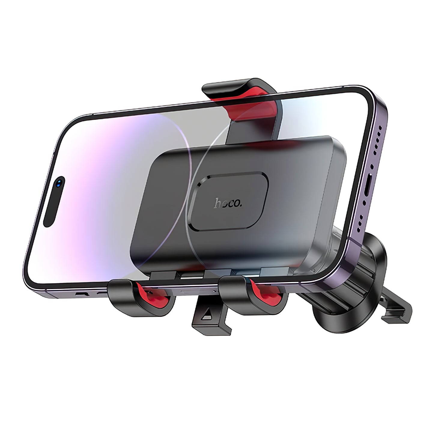 Car Holder HOCO H21, 4.5inch - 7inch, Black 