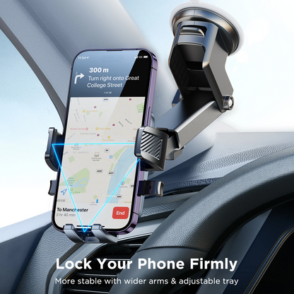Joyroom JR-OK6 Dash 2 Car Mount, 4.7inch - 6.8inch, Black