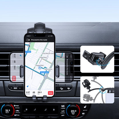 Joyroom Car Holder JR-ZS283, 4inch - 7inch, Black 