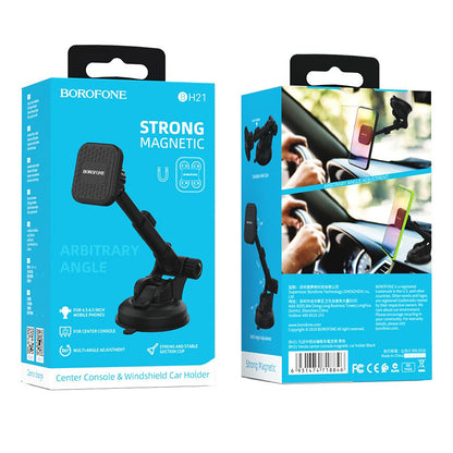 Borofone BH21 Vanda Magnetic Car Mount, Universal, Black