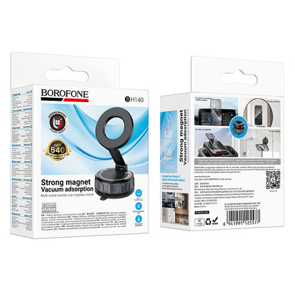 Borofone BH140 Gloria Magnetic Car Mount, 4.5inch - 7inch, Black