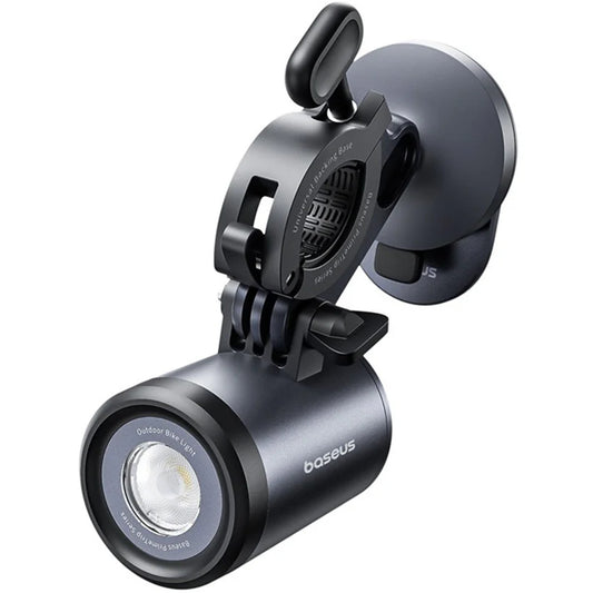 Baseus PrimeTrip Bicycle Mount with Flashlight, Universal, Black C12569000121-00