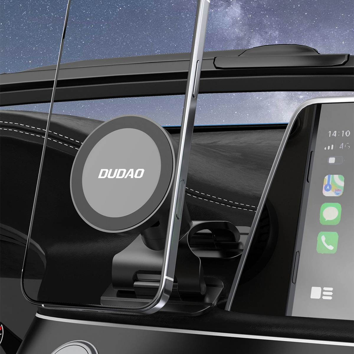 Dudao F25 Magnetic Car Mount, Universal, Black