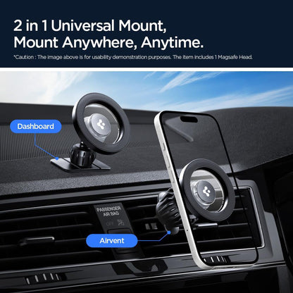 Spigen MFT13 Universal Magnetic Car Holder, Silver ACP08314