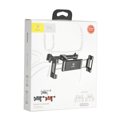 Baseus BackSeat Headrest Car Mount for Phone / Tablet, 4.7inch - 12.9inch, Black, Resealed SUHZ-01