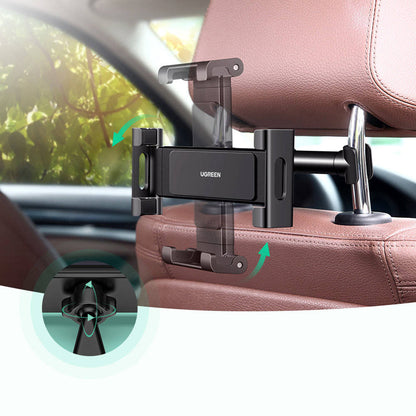 UGREEN LP160 (60108) Headrest Car Holder for Phone / Tablet, 4.7inch - 12.9inch, Black