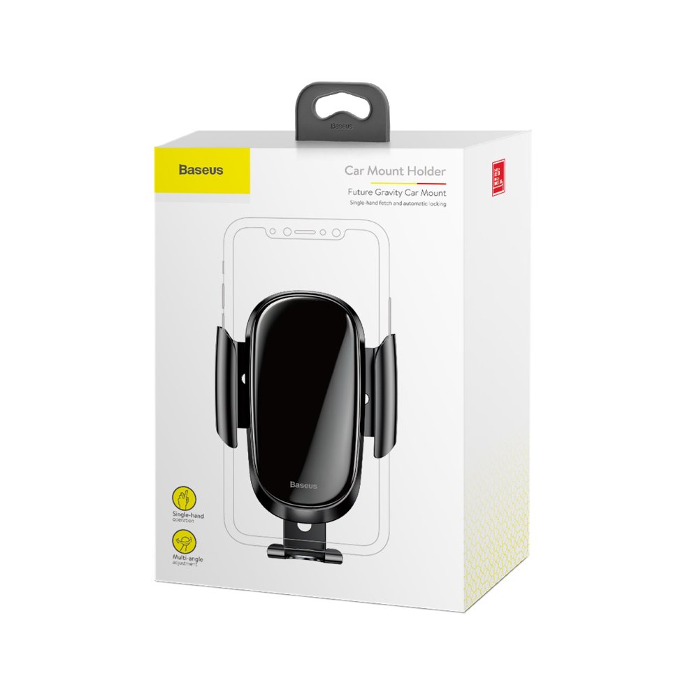Baseus Future Gravity Car Mount, Universal, Black SUYL-WL01