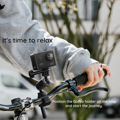 Techsuit JX-008 Sport Camera Bike Mount for GoPro, Gray