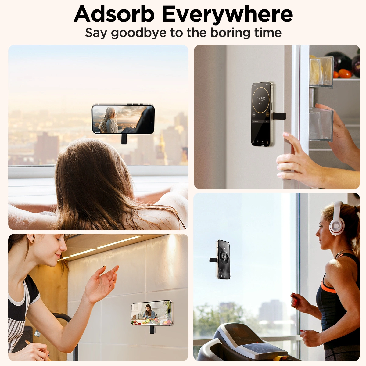 Joyroom JR-ZS393 Suction Cup Holder, Universal, Black