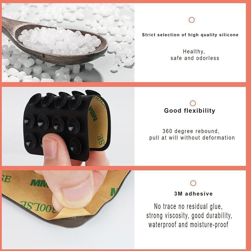 Techsuit SD-PAD Suction Cup Holder, Blue